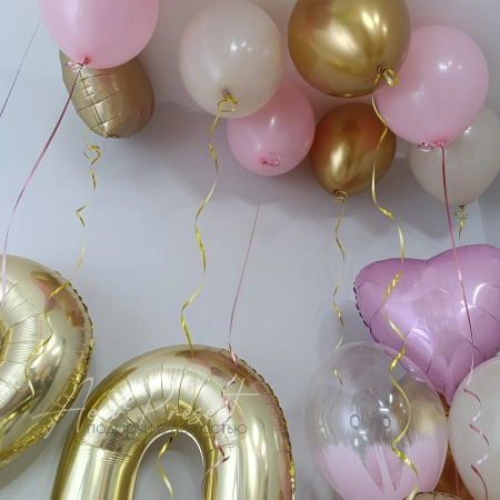 Набор шаров «Розовый закат»